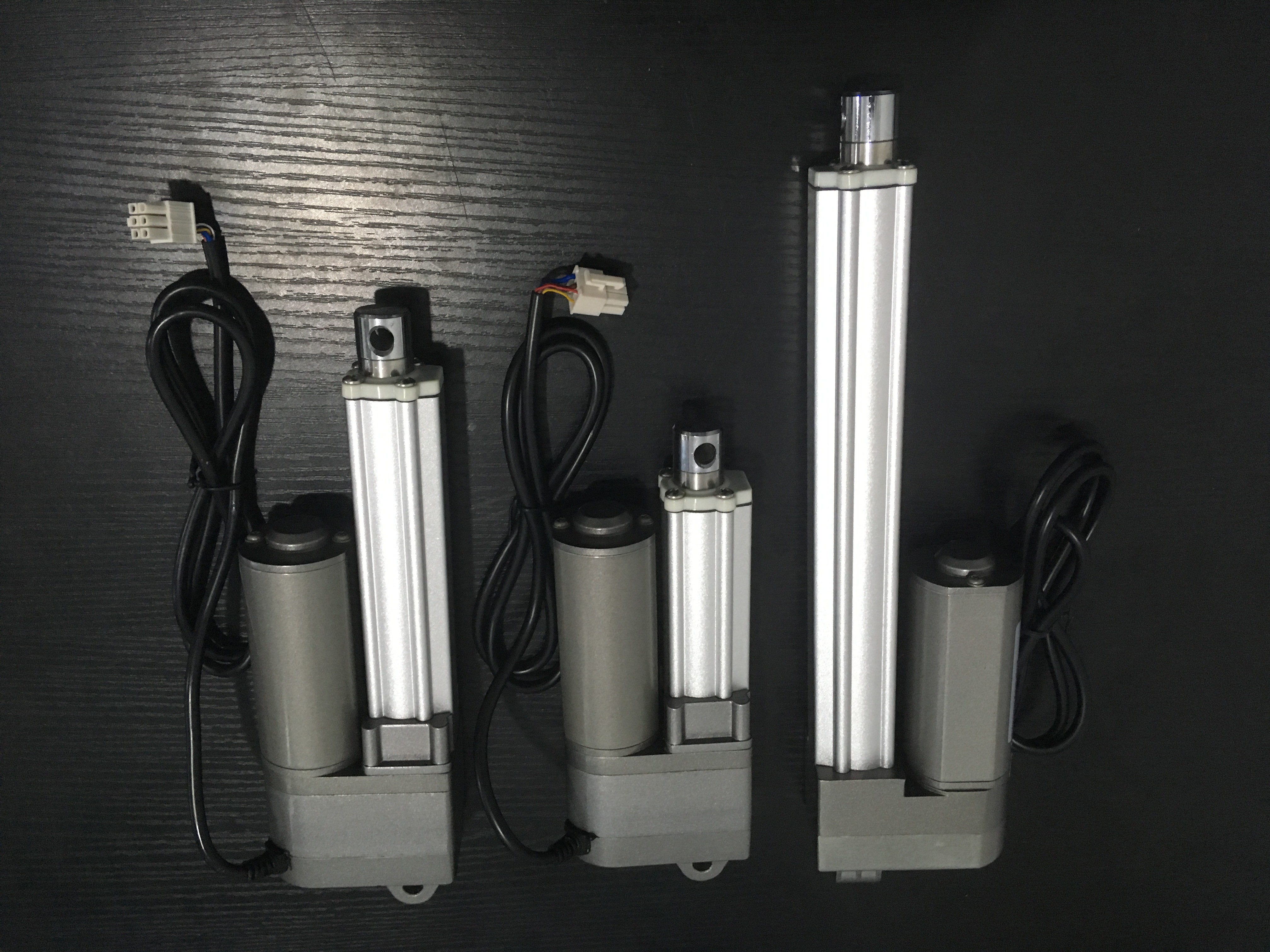 Brush DC Power Driven Miniature Electric Actuator With Non Adjustable Limit Switches