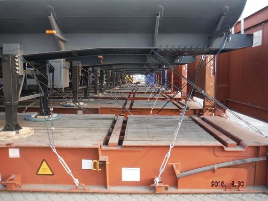 SKD 3 Axle Stainless Steel Tanker Semi Trailer For Oil / Diesel / Gasoline / Kerosene