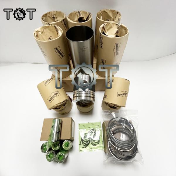 Doosan Excavator Engine Parts DH300-5 DH300-7 DH370-7 Cylinder Liner Piston Ring