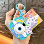 Cartoon Plastic Mini Toy Camera Keychain Promotion Gifts Custom Flashlight