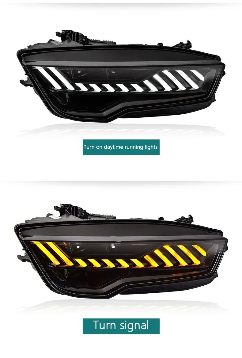 Audi A7 2011-2018 Matrix LED Headlights Plug And Play RS7 Version 6V