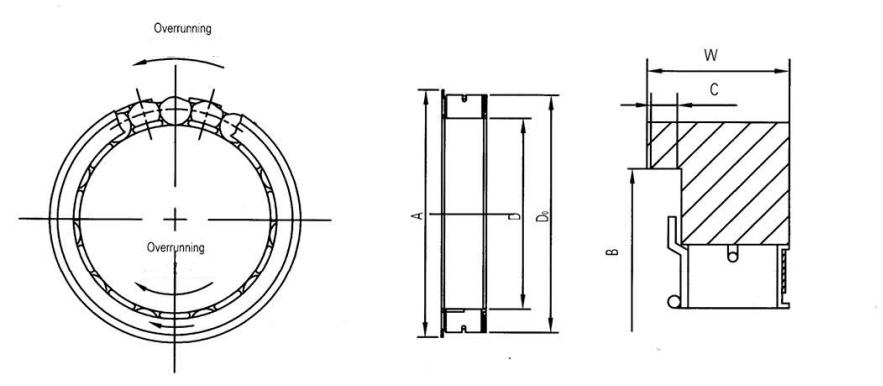 FWD332211CRB Backstop Clutchs CRS CRB FWD332211CRS Freewheel Bearings