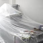 PE Painting Drop Cloth Sheet Plastic Dust Cover for Painting Thickness 5-15 mic