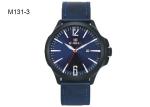 BARIHO Men's Quartz Watch Leather Band Timepiece Water Proof M131