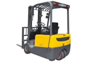 China Dual Front Driving Electric Forklift Truck , 3 Wheel Forklift 13km / H Travel Speed wholesale