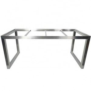 China Brushed Polished Stainless Steel Dining Table Frame And Legs wholesale