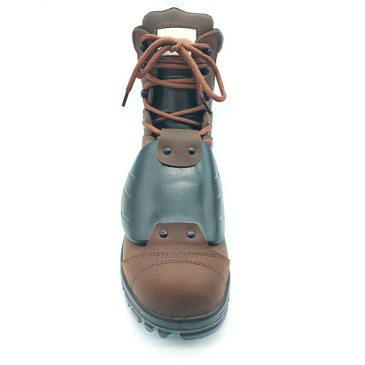 Men Work Safety Boots High Top Outdoor Hiking Shoes with Steel Toe for Protection