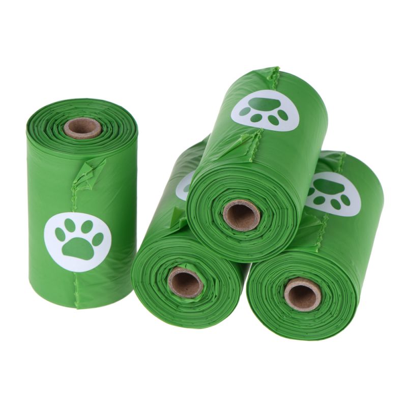PLA Bio Compostable Dog Poop Bag For Waste Environmentally Friendly