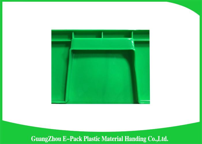 Euro Industrial Storage Bins , Large Plastic Containers Cold Chain Moisture 43L