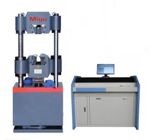 China Hydraulic Universal Tensile Testing Machine 300 - 600kn 100 200 Ton Computerized on sale