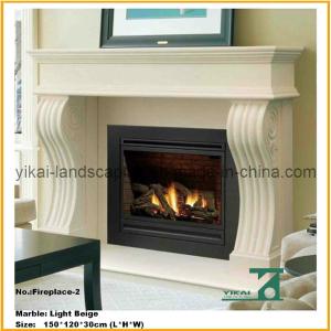 China European Style White Marble Fireplace Surround wholesale
