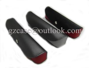 China imitation leather reading glasses cases with small MOQ wholesale