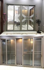 China Weatherproof Aluminum Sliding Door Double Glazing Sound Insulation wholesale