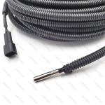 OD6*30mm SUS304 Ds18b20 Temperature Sensor With Aviation Plug