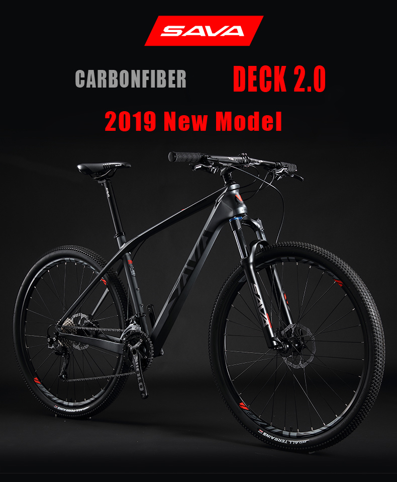 SAVA 29x19 Carbon Mtb Bicycle 12.8kg Aluminum Alloy Fork Rim