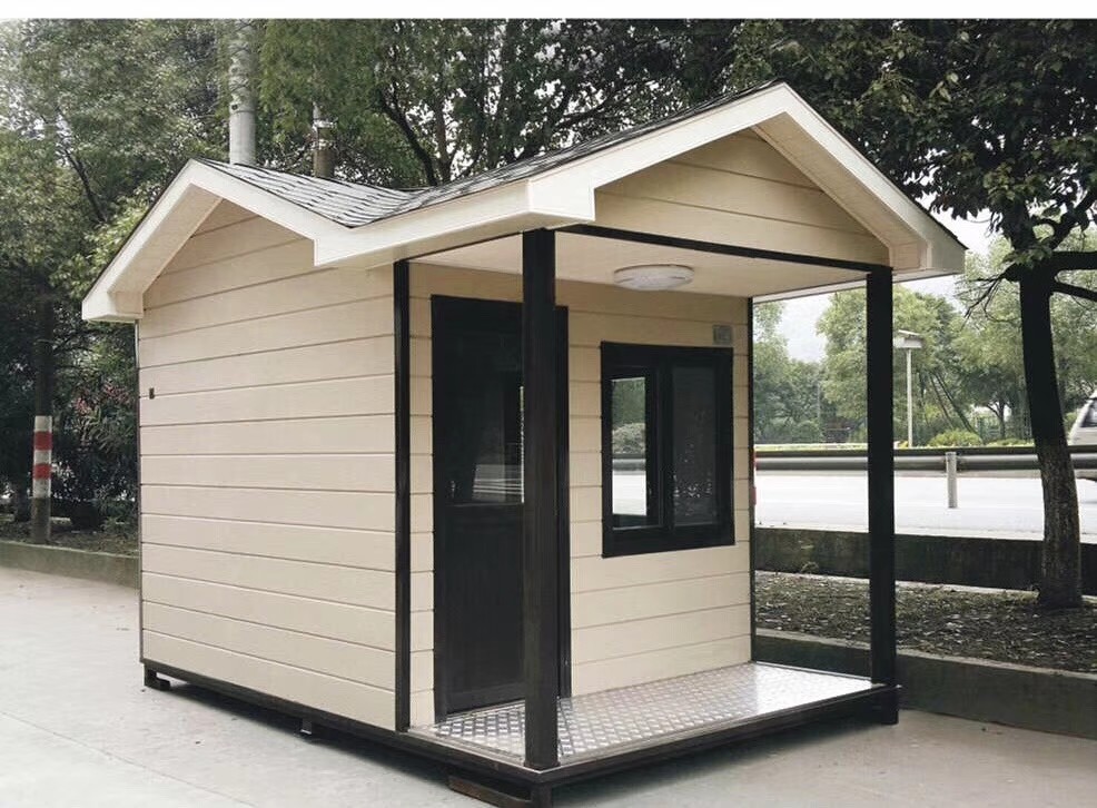 Multi Story Mobile Shipping Container Homes , Sentry Box Freight Container House
