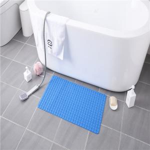 China Non-Slip Bathroom Shower Tub Mat Eco-Friendly PVC Color White Bath Rugs wholesale