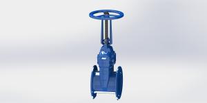 China PN25 Ductile Iron Gate Valve Manual Operated Flange Type wholesale