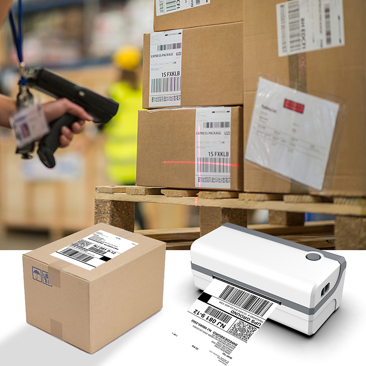 RP420 Thermal Barcode Label Printer High Speed With Automatic Feed