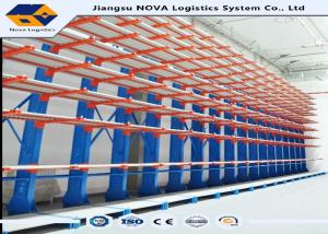 China Outdoor Cantilever Storage Racks Flexible Assembly For Lumber / Carpet Rolls wholesale