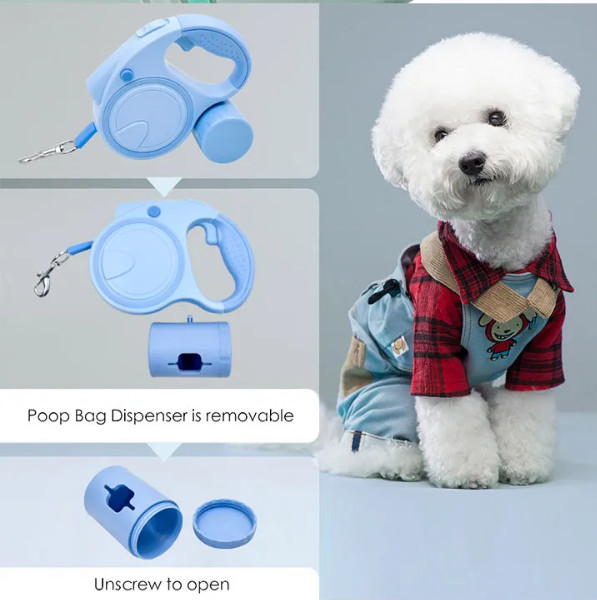 Automatic Extendable Pet Traction Rope Lead Heavy Duty Extendable Dog Lead