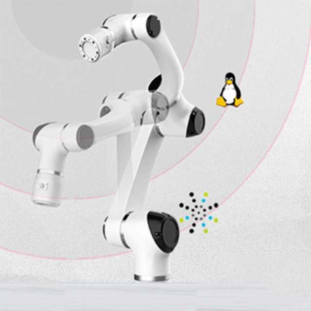 Hans collaborative robot Elfin 5 combined with laser welding robot arm machine with low price