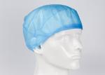 Anti Dust Medical Surgical Cap Hat Head Cover , Mob Bouffant Cap Doctor Nonwoven