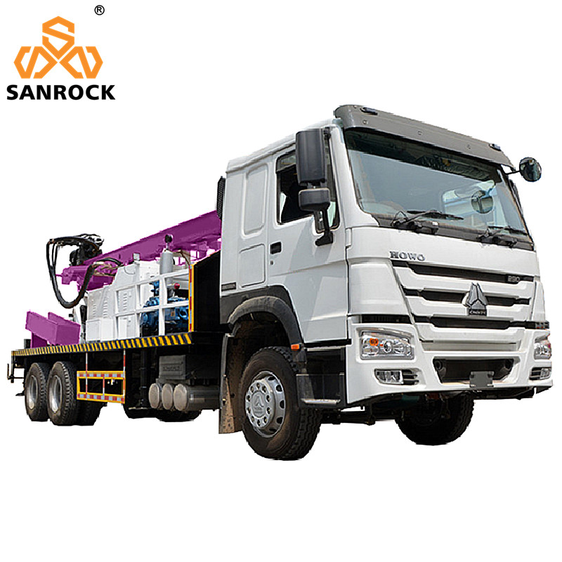 Truck Mounted Water Well Drilling Rig Hydraulic Water Well Drilling Machine With Mud Pump