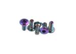 Colored Titanium MTB Bolts Hexagon Head Bolts Cnc Turning Anti Corrosion