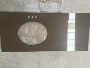 China Modern Style Solid Stone Countertops 93% Natural Quartz Composition wholesale