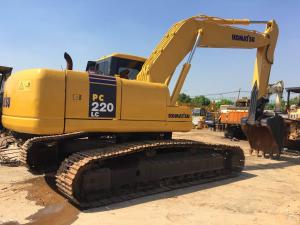 China 6 Cylinders 22 Ton Used Komatsu Excavator For Road Construction PC220LC-7 wholesale