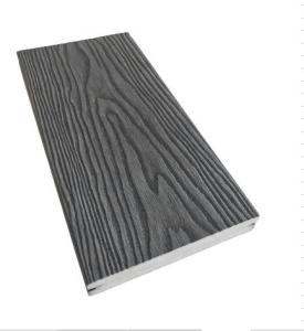 China Woodgrain Effect Solid 140*25mm Composite Decking Board wholesale