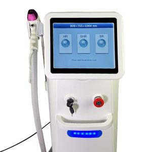 China Newest 3 wavelength 755nm 808nm 1064nm professional painless diode laser hair removal machine wholesale