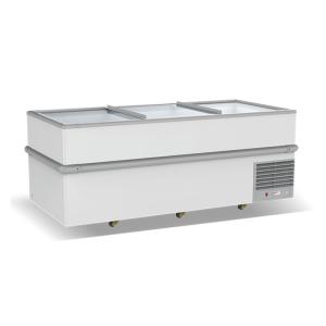 China High quality Store Supermarket Supplies Double-side Island Freezer wholesale