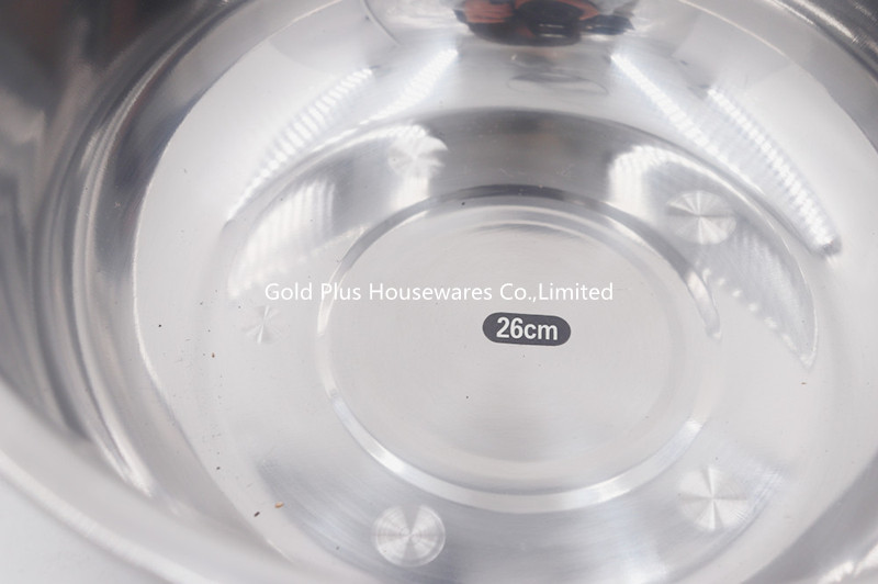 26cm Thin Basin 195g Stainless Steel Cookware Sets