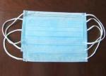Blue Earloop 3 Ply Surgical Face Mask Air Pollution Prevention N99 Material