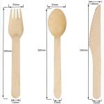 Eco Life Wooden Cutlery Biodegradable Wooden Cutlery Set Kitchen Wooden Travel