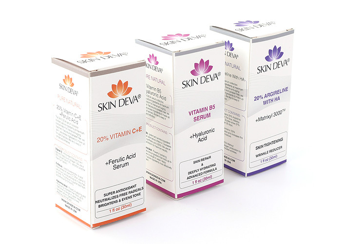 Printed Cosmetic Packaging Box 10cm Hight Vitamin Hyaluronic Acid