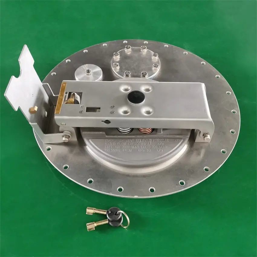 Bernet Aluminum Alloy Manhole Cover High pressure and high temperature Resistant Top Cover for Tanker