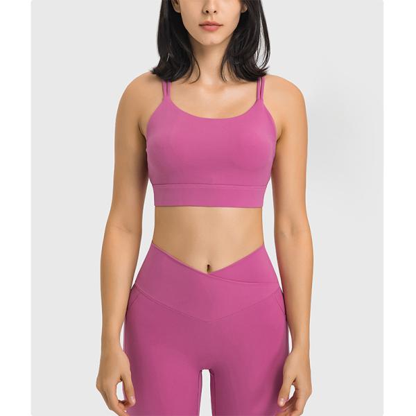 Removable High Impact Padded Ladies Sports Bra Gym Yoga Fitness Running