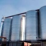 Spiral Steel Storage Silo Tank For Grain , Cement Storage Silo Corrosion