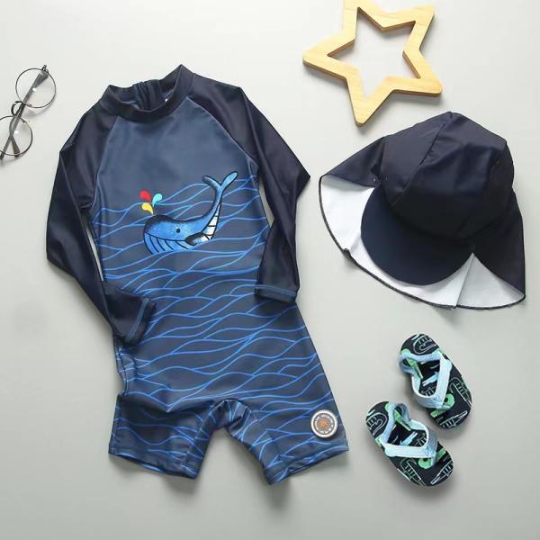 Adult Boys Swimwear Sets Digital Printing Stylish Boys Swimwear UPF 50+