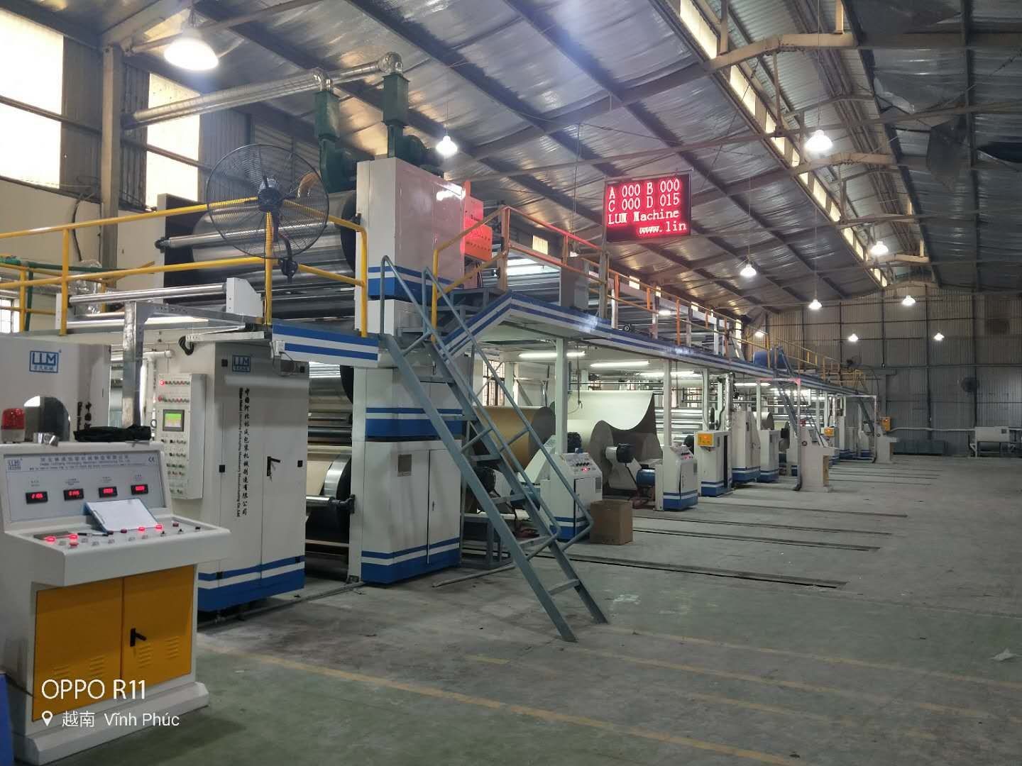 Corrugated Cardboard Production Line Manufacturing Machine 5 Ply