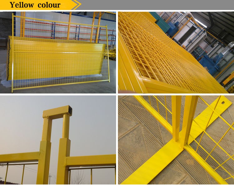 6ft*10ft USA Canada mobile temporary fencing panels construction Fence China Supplier