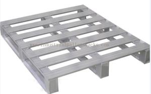 China Heavy Duty Metal Pallets Warehouse Equipments Standard Size 40&quot; X 48&quot; Grey Color wholesale