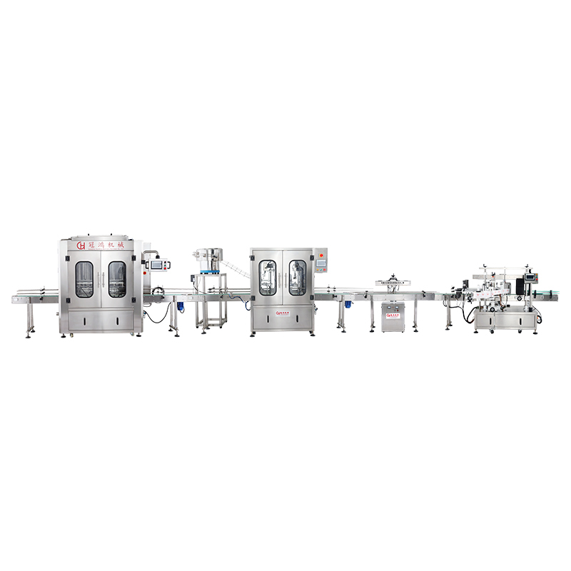 23000*2500*2600mm Label Printer and Sticker Machine for Engine Oil Bottle Cap Sealing
