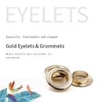 Gold Color Metal Eyelets Washer