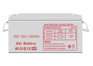 China 12V 150AH Gel Solar Battery , Sealed Lead Acid Gel Battery Communication Power Supply wholesale