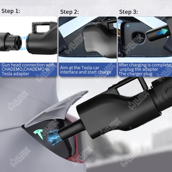 Olink Wholesale NACS Charger CHAdeMO to Tesla Adapter NACS CHAdeMO Adapters for Tesla Model 3