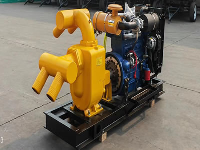 Self Priming Diesel Water Pump Set 1450 RPM Diesel Engine Water Pump For Mine